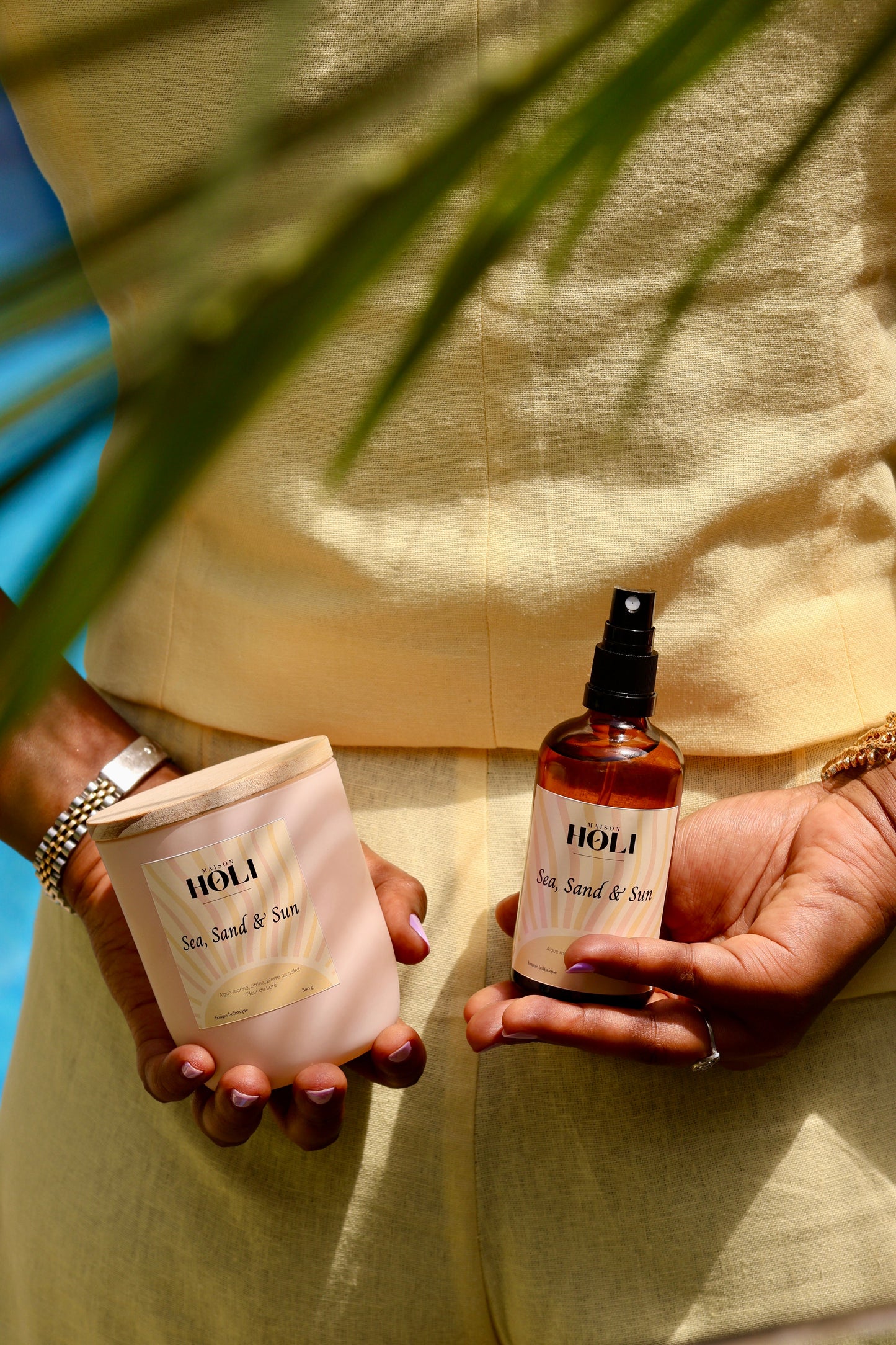 Bougie Sea, Sand & Sun ☀️ - Fleur de tiaré