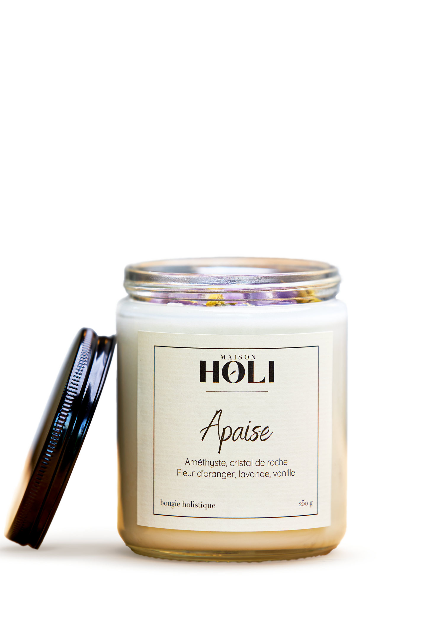 Bougie Apaise - Fleur d'oranger & Lavande