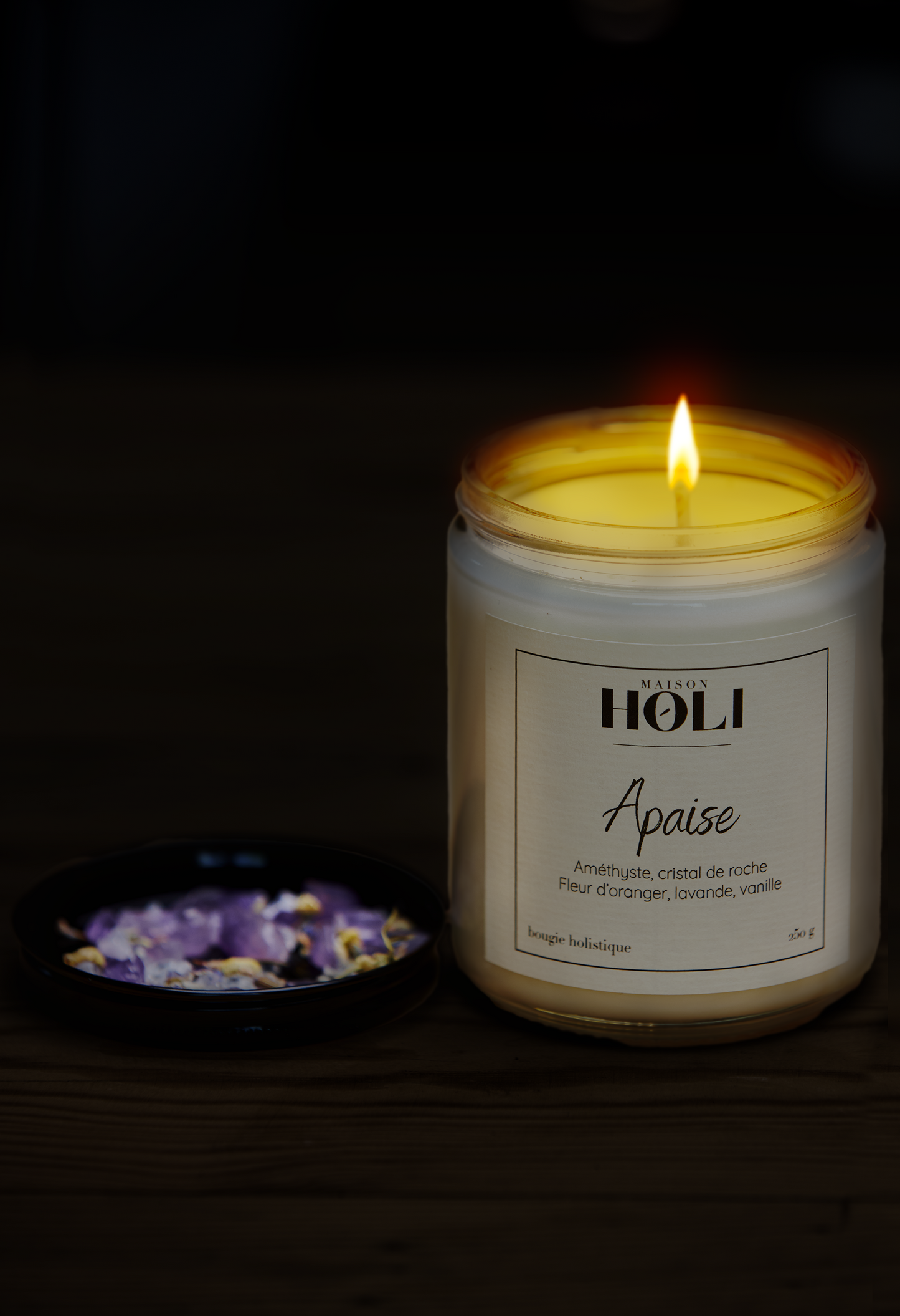 Bougie Apaise - Fleur d'oranger & Lavande