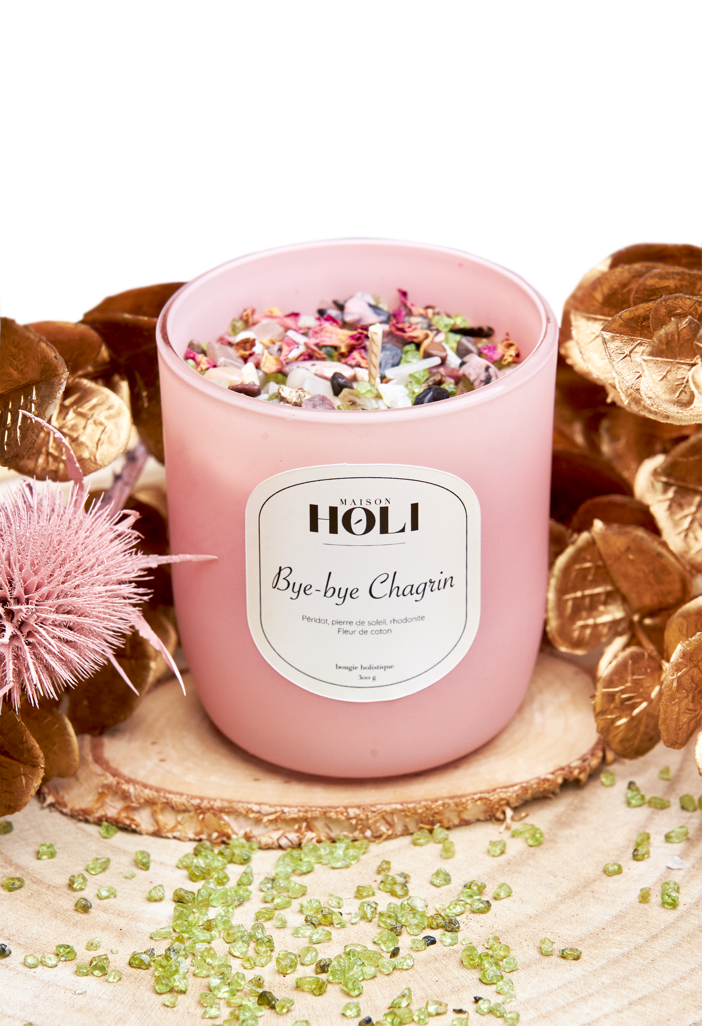 Bougie Bye-Bye Chagrin - Fleur de coton