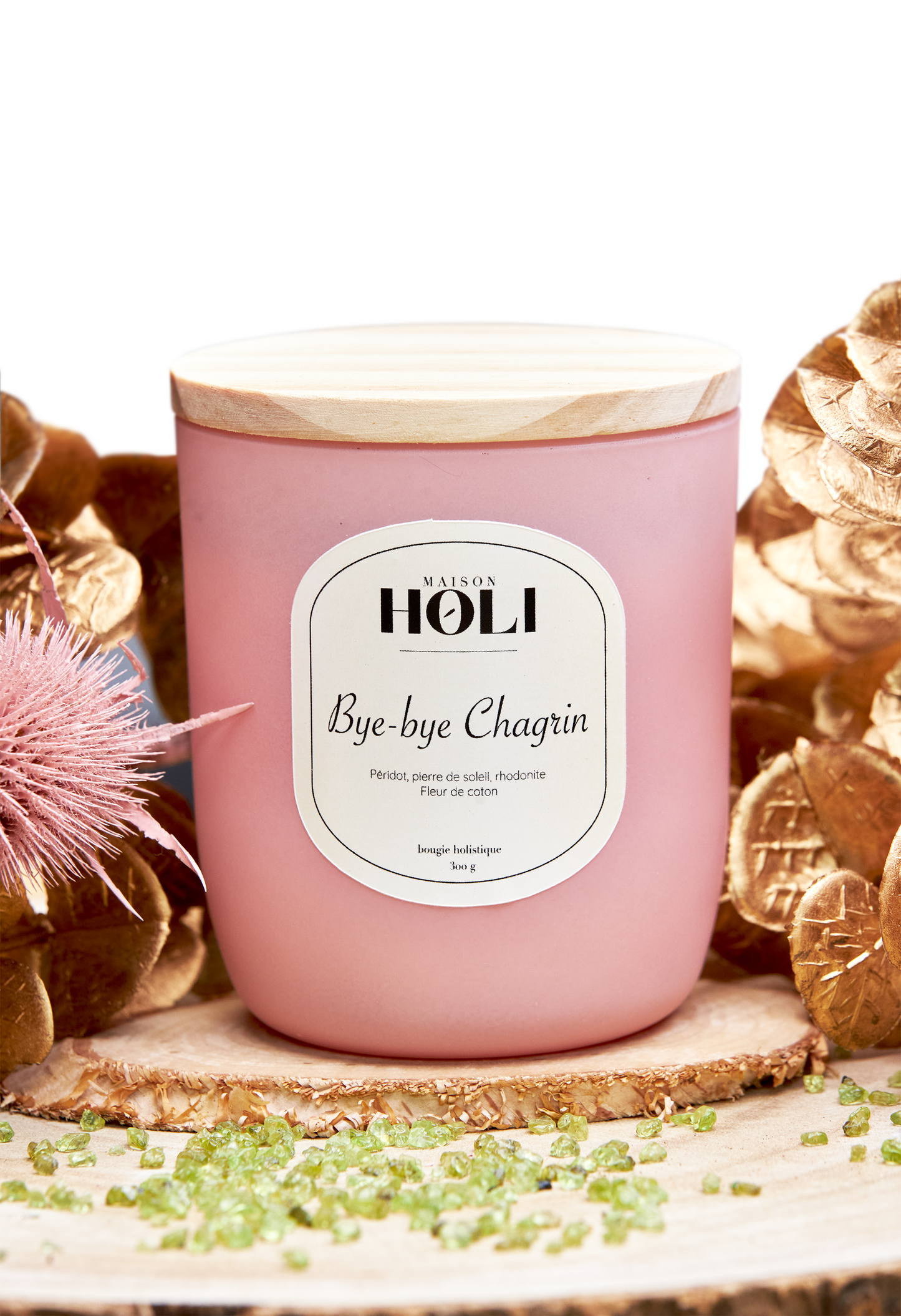 Bougie Bye-Bye Chagrin - Fleur de coton