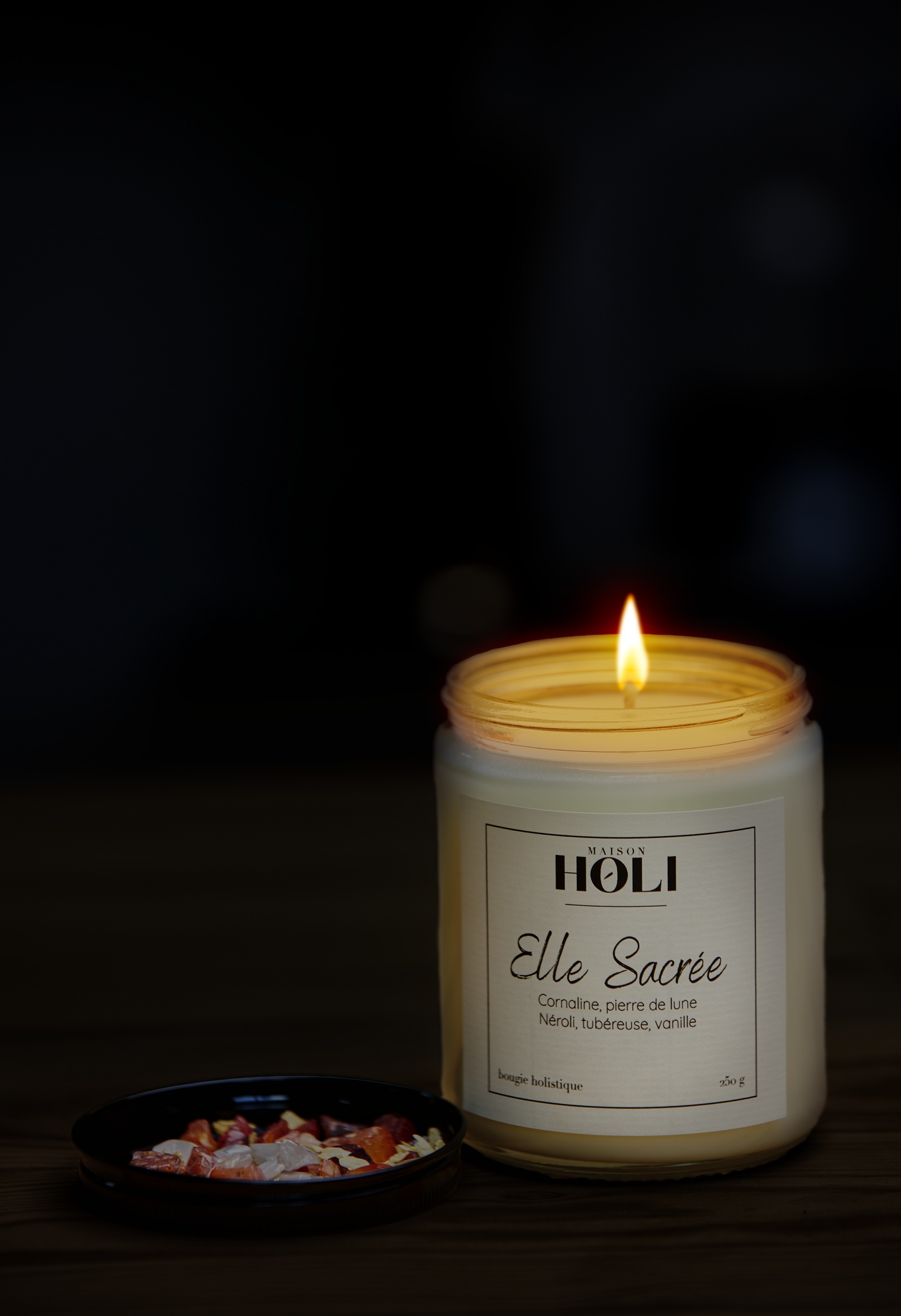 Bougie Elle Sacrée - Tubéreuse & Néroli
