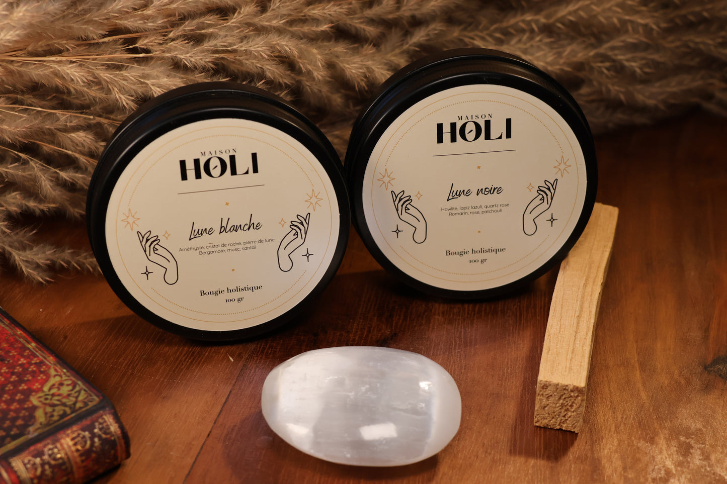 Duo bougies Lune