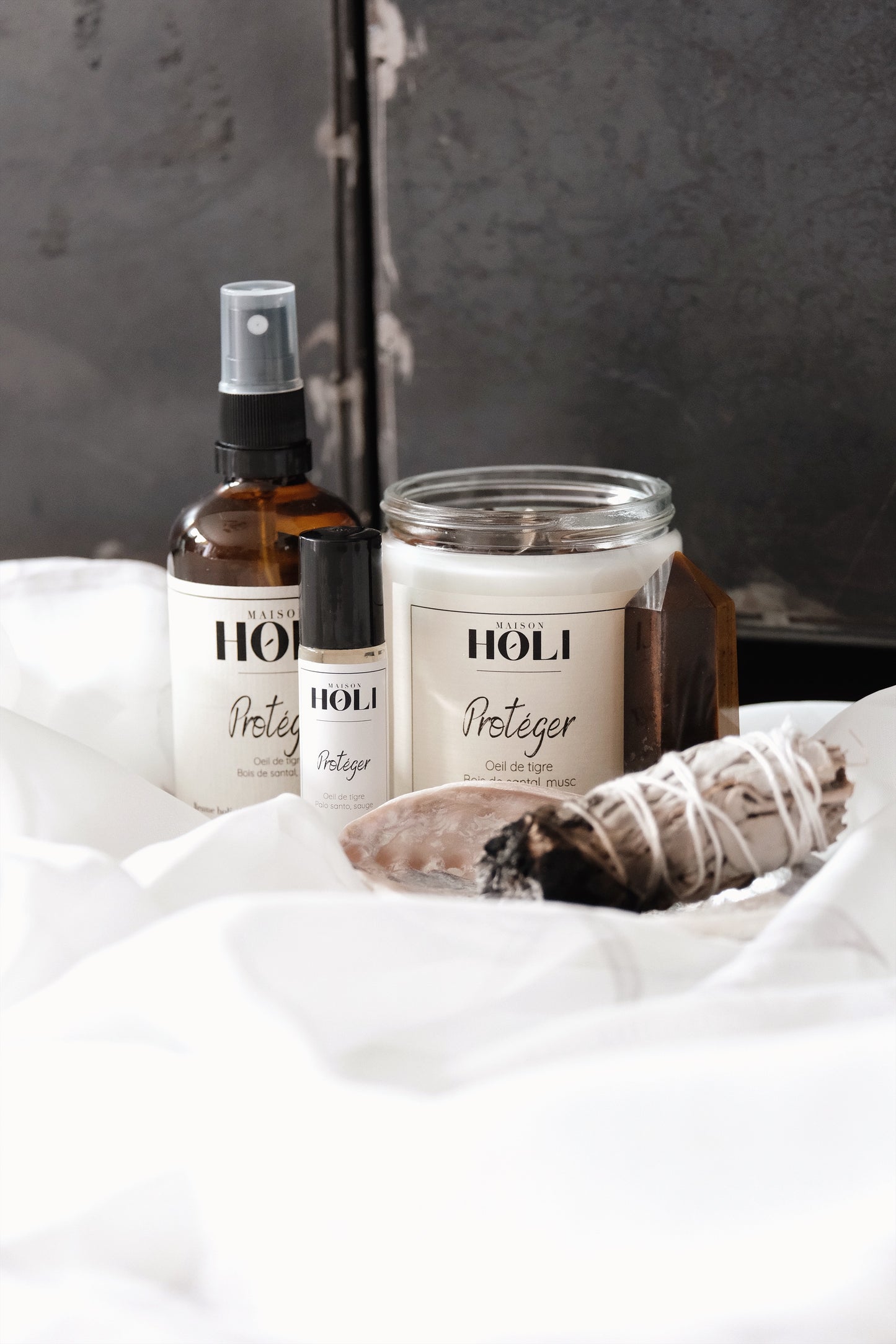 Bougie Protéger - Bois de Santal & Musc
