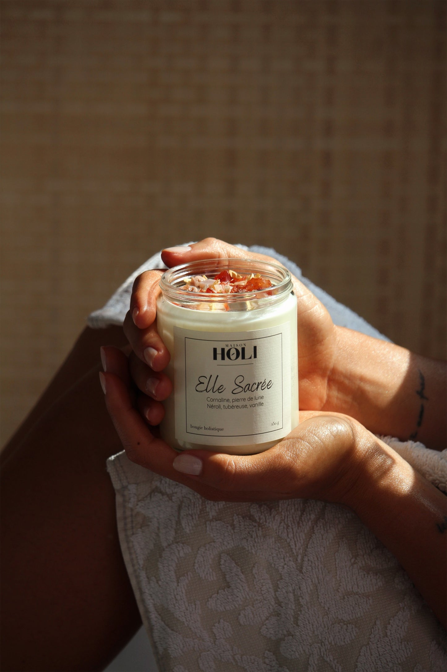 Bougie Elle Sacrée - Tubéreuse & Néroli
