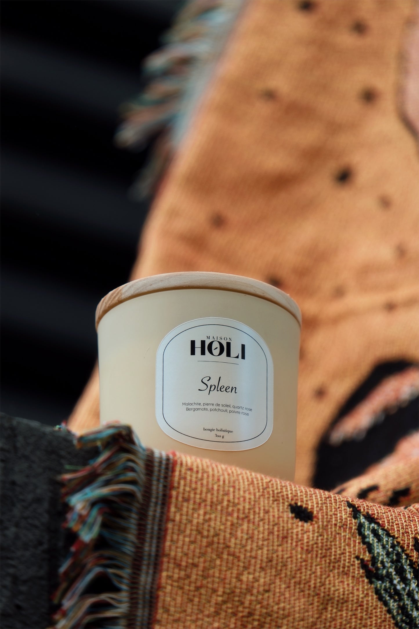 Bougie Spleen - Bergamote, patchouli, poivre rose