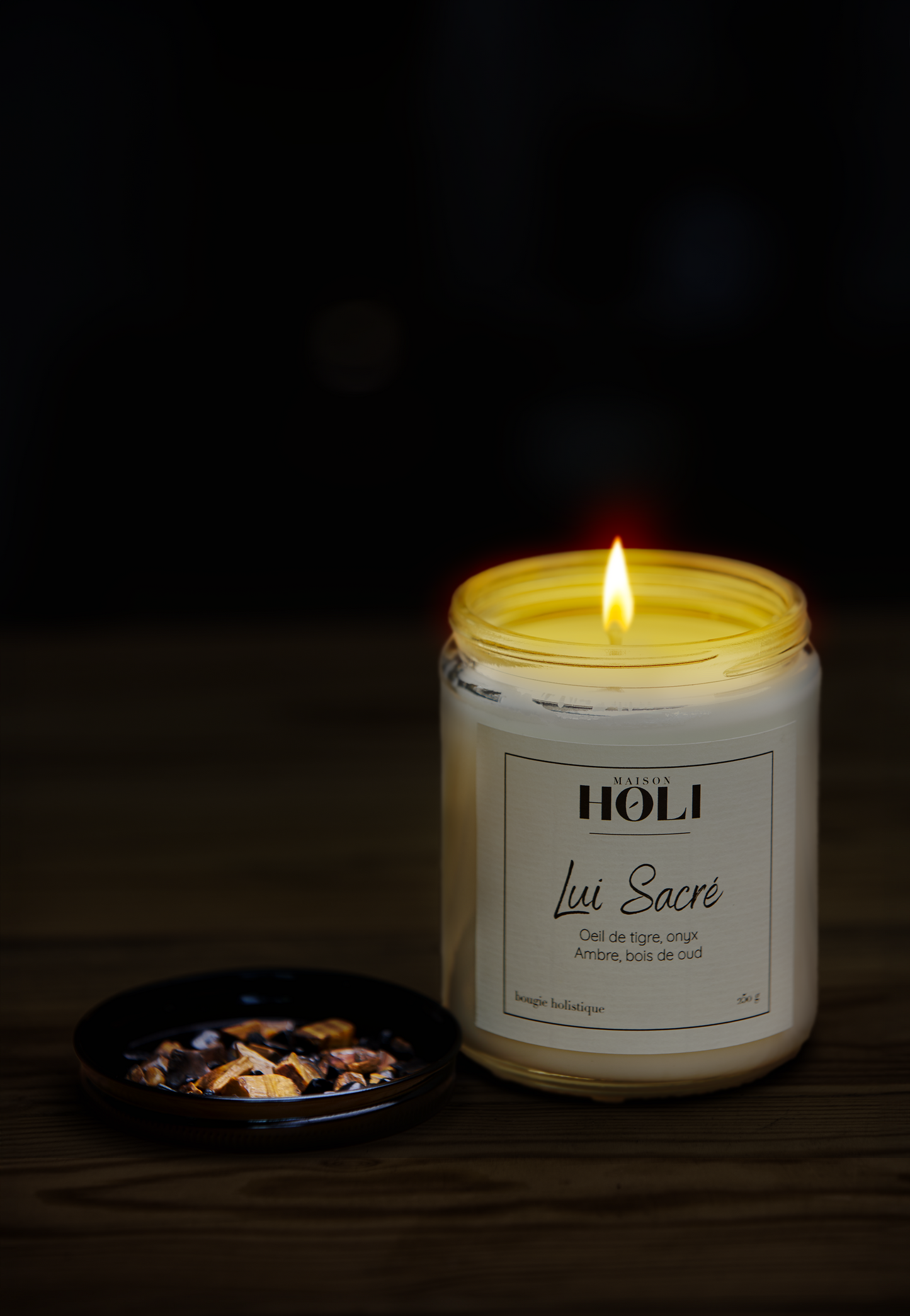 Bougie Lui Sacré - Bois de Oud & Onyx
